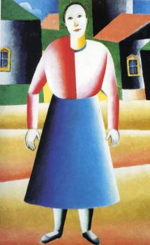 Kazimir Malevich : Girl in the Country
